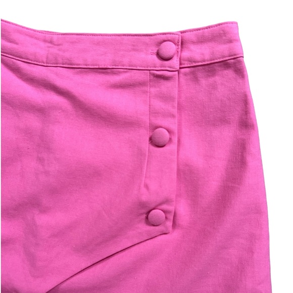 Sabo Skirt Pink Linen Blend High Rise Shorts Size: Small NWOT‎ - Picture 2 of 9